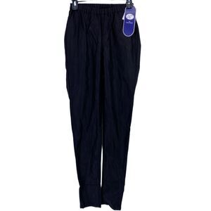 Diane Gilman DG2 Vegan Faux Leather Pull On Pants Leggings Womens Size XS Tall